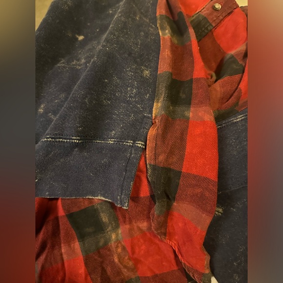 Uniquely HandMade One Of A Kind Vintage Piece Furst Of A Kind ILLINOIS Sweatshir - Picture 12 of 12